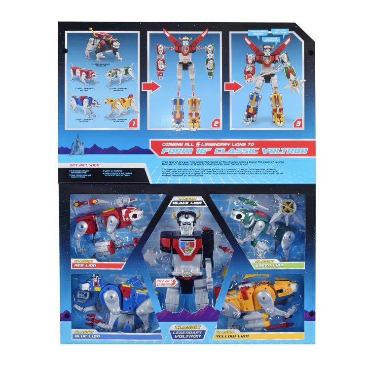 Voltron: Defender of the Universe 40th Anniversary Classic Legendary Voltron 16" Action Figure by Playmates - Image 6