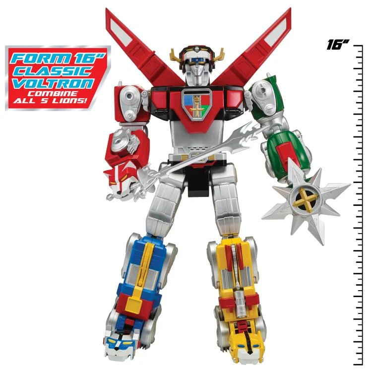 Voltron: Defender of the Universe 40th Anniversary Classic Legendary Voltron 16" Action Figure by Playmates - Image 7