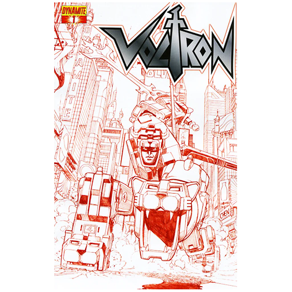 VOLTRON #01 - (1:25) "FIERY RED" COMIC