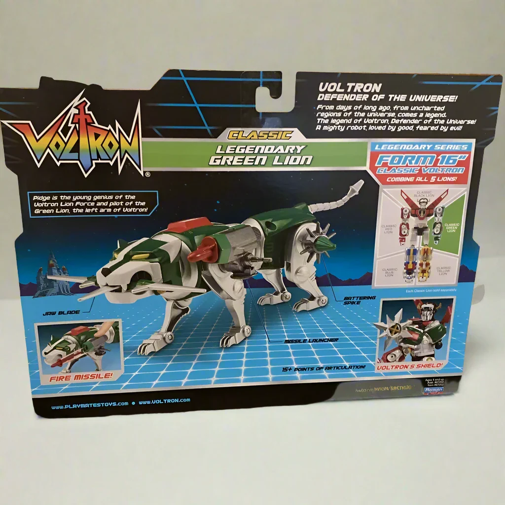 Voltron 40th Anniversary Classic Green Lion by Playmates - Image 2