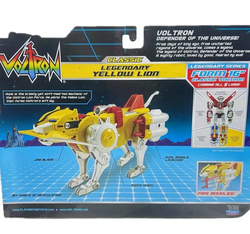 Voltron 40th Anniversary Classic Yellow Lion by Playmates - Image 2