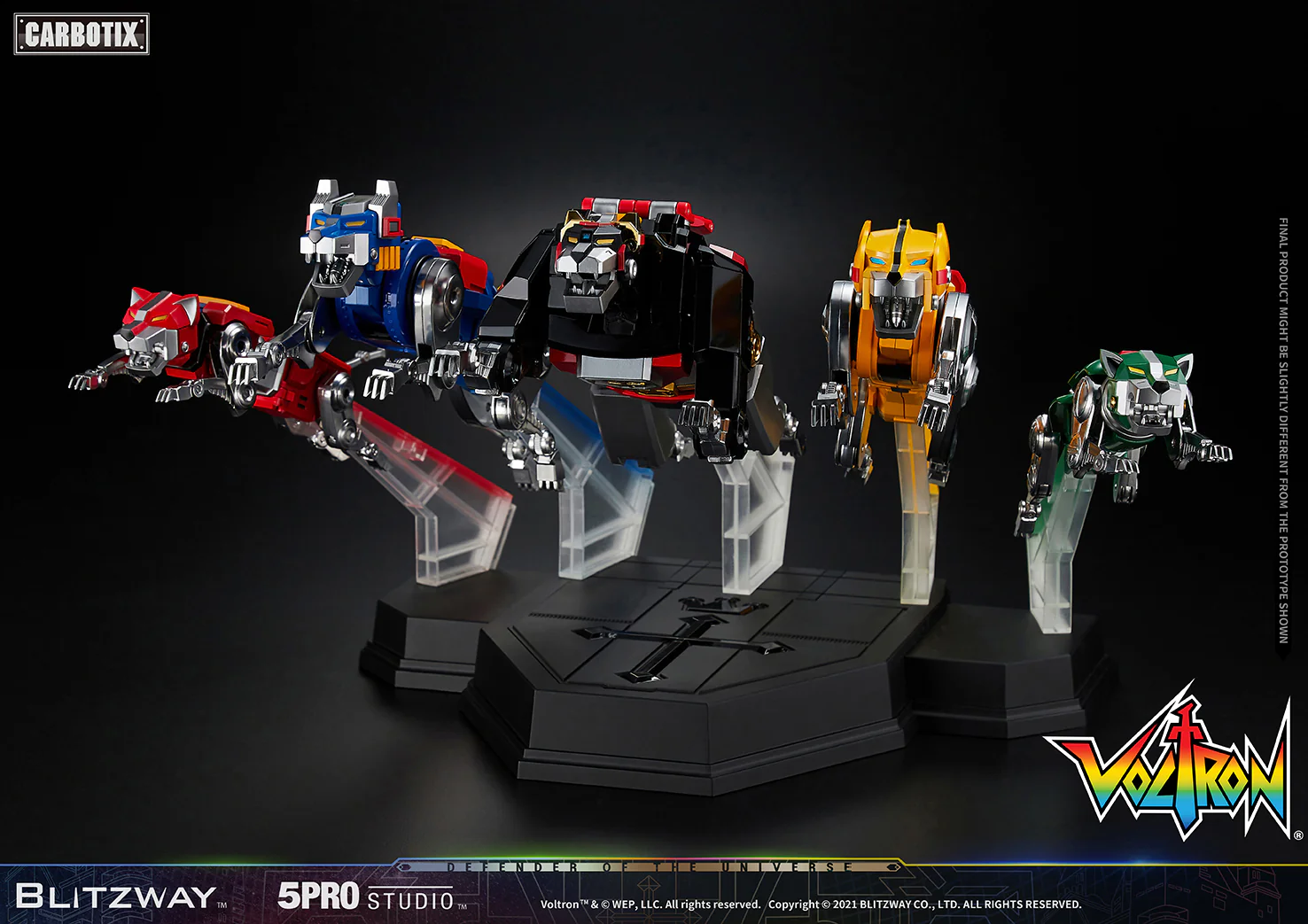 Voltron: Defender of the Universe Carbotix Series by Blitzway - Image 3