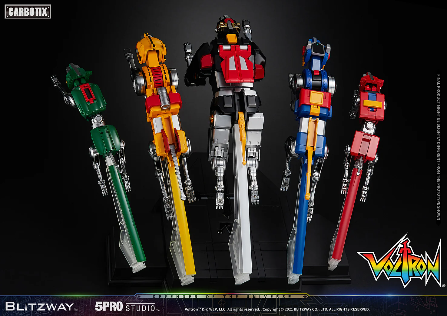 Voltron: Defender of the Universe Carbotix Series by Blitzway - Image 4