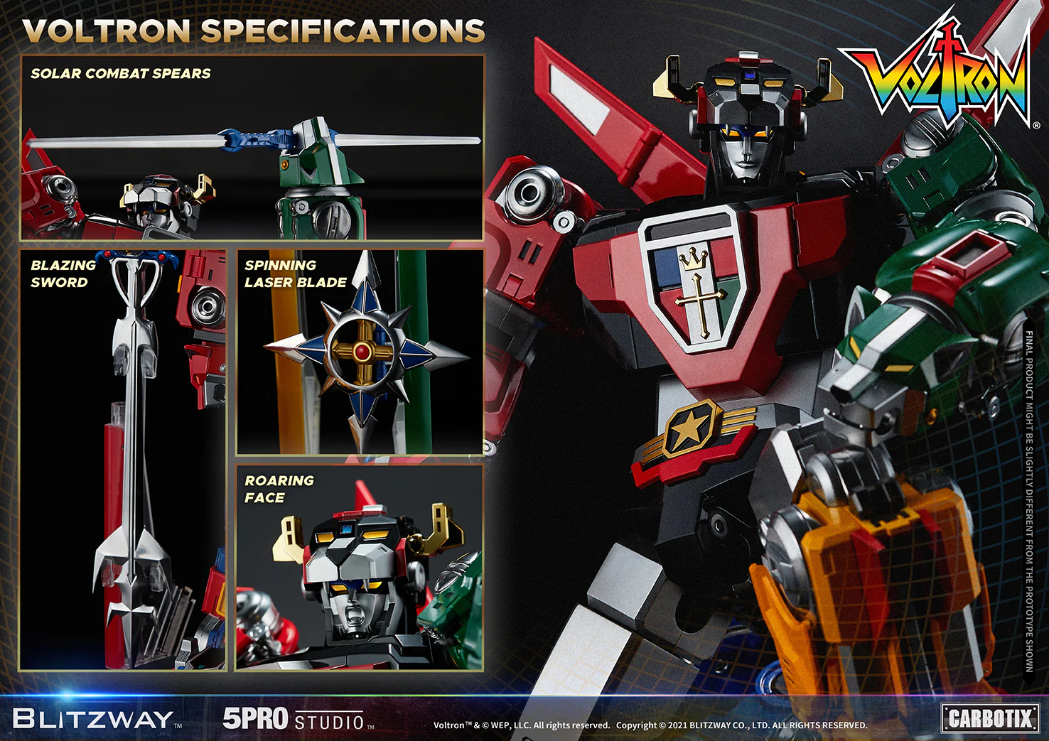 Voltron: Defender of the Universe Carbotix Series by Blitzway - Image 7