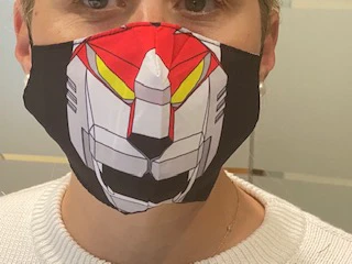 Voltron Red Lion Face Mask - Image 3